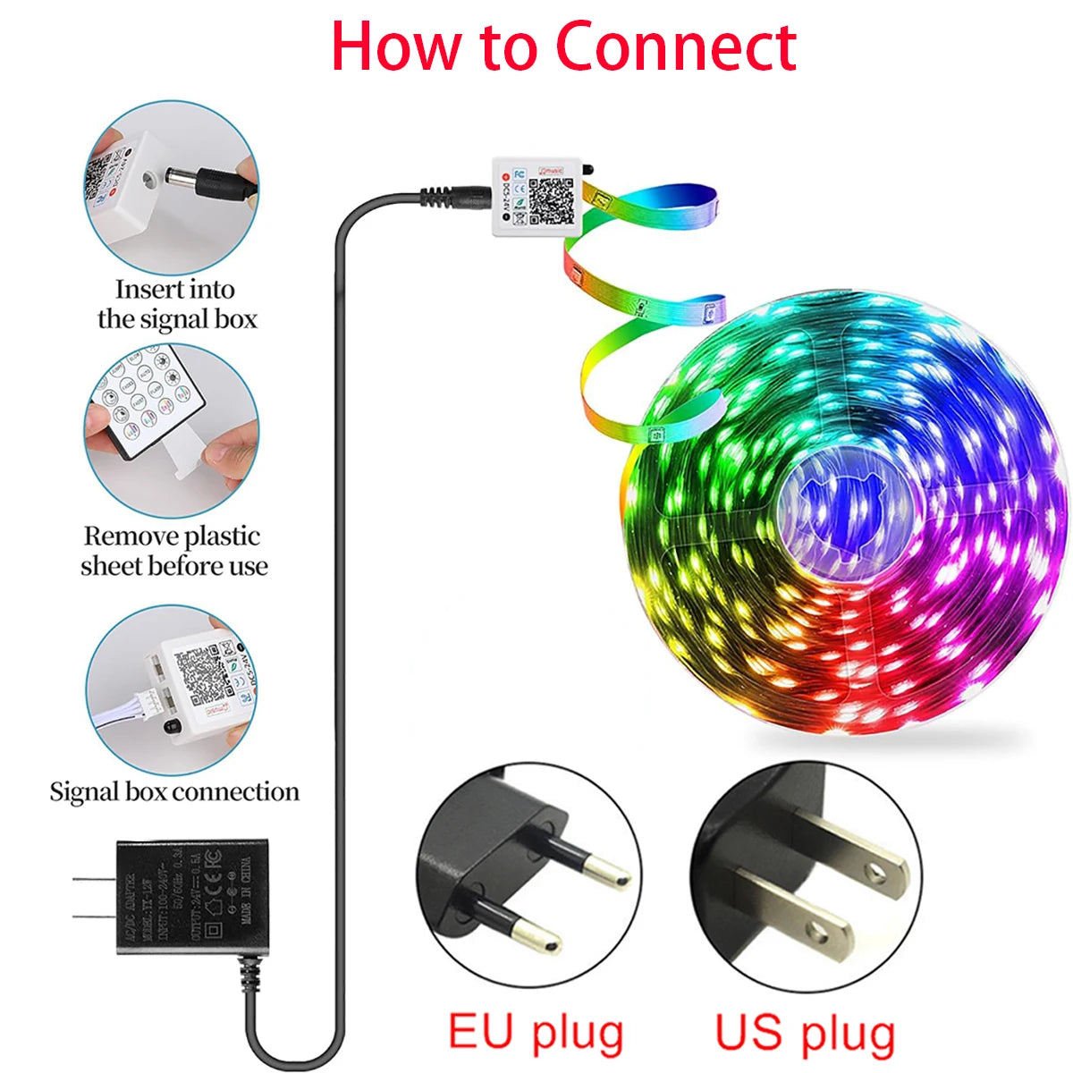 Ruban LED Ambiance Nuova — Contrôle App &amp; Télécommande
