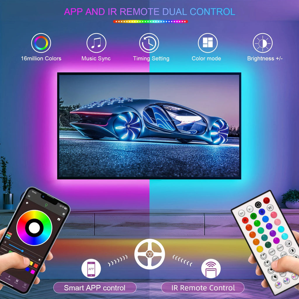 Ruban LED Ambiance Nuova — Contrôle App &amp; Télécommande